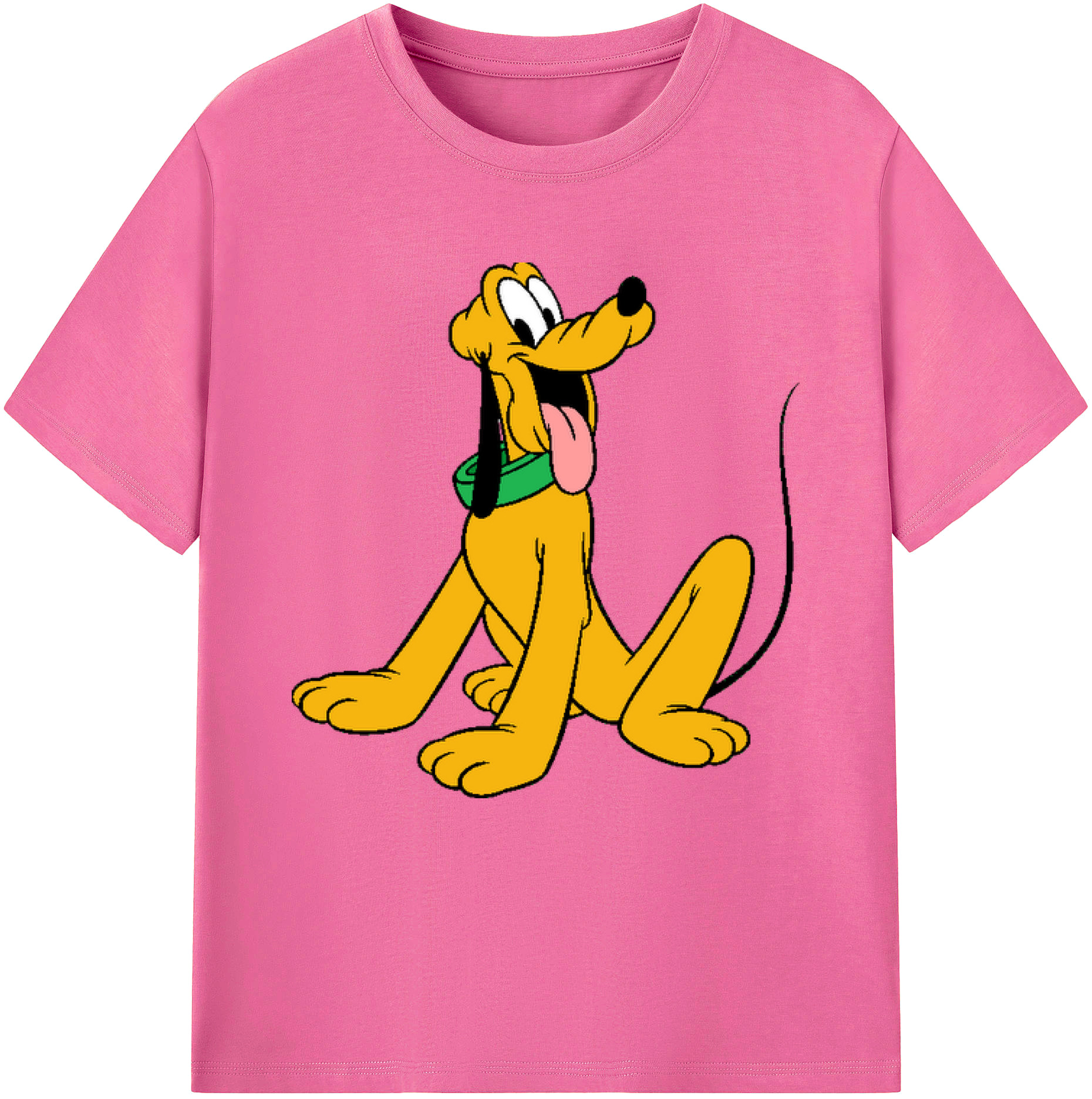 （画像用） ミッキーマウス Mickey Mouse レディースカジュアルプリントTシャツ（綿100％）